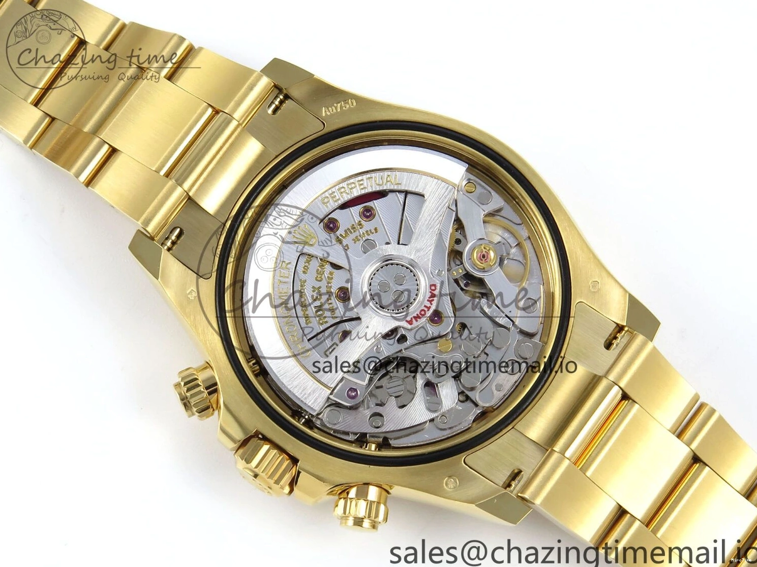 MiroTime 0305 TimelessDesign Daytona 126508 APSF 1:1 Best Edition Black Dial on YG Braclet SH 742